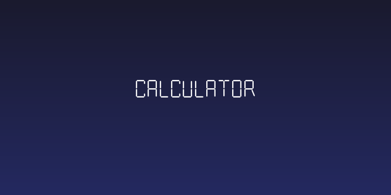 Calculator Social Header