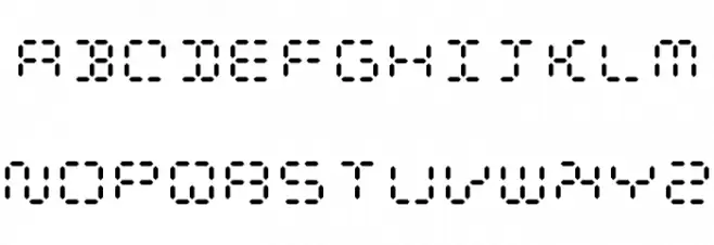 Calculatrix 12 Regular Fonte MAIÚSCULAS