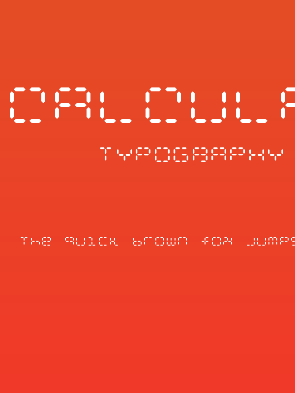 Calculatrix 12 Regular Poster