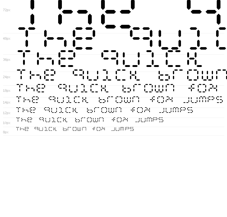 Calculatrix 12 Regular Waterfall