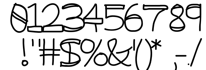 Calculus Font OTHER CHARS