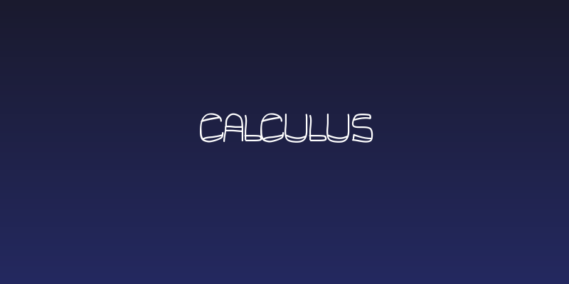 Calculus Social Header