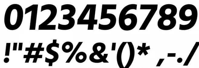 Calcutta Bold Italic Font OTHER CHARS