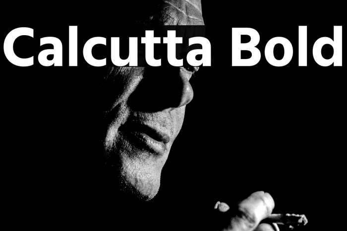 Calcutta Bold Example 1