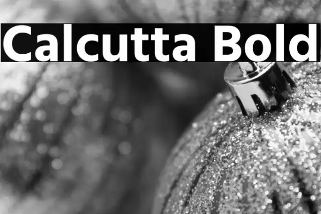 Calcutta Bold Font examples