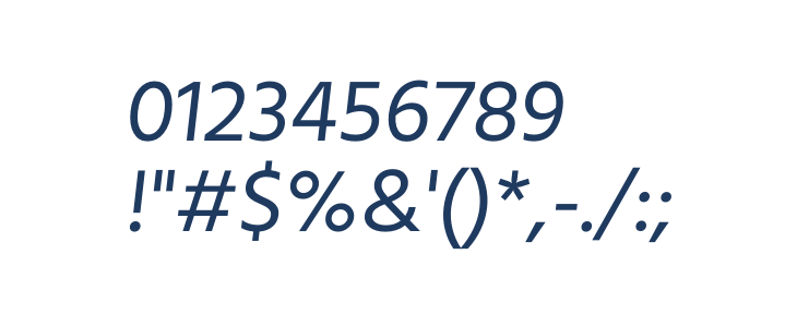 Calcutta Italic Other Characters