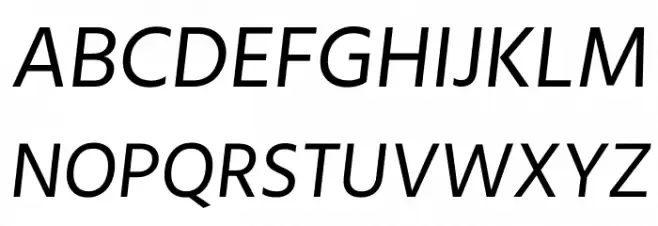 Calcutta Italic Fuentes MAYÚSCULAS