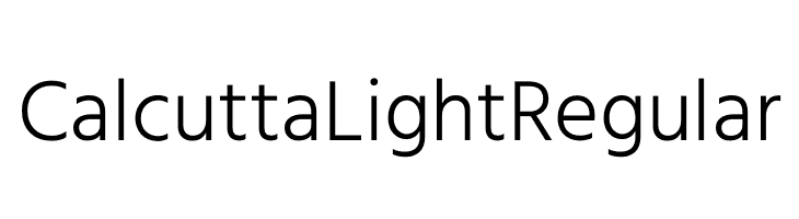 Calcutta Light Regular  नि: शुल्क फ़ॉन्ट्स डाउनलोड