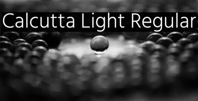 Calcutta Light Regular Font examples