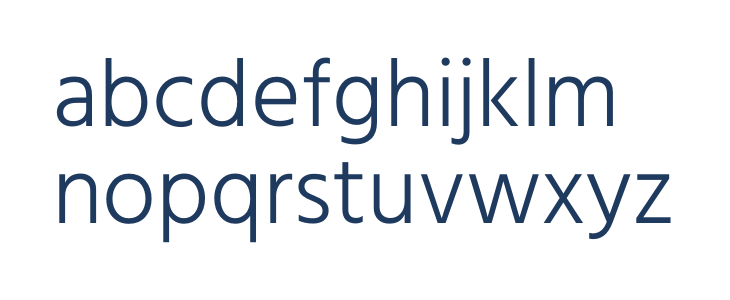 Calcutta Light Regular Lowercase