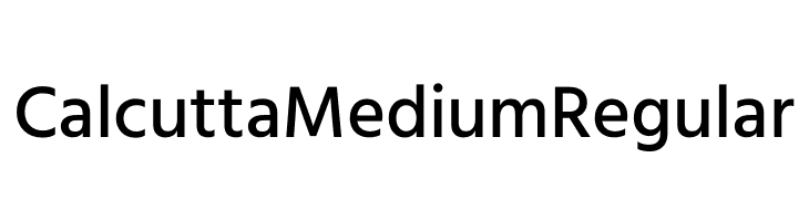 Calcutta Medium Regular  font caratteri gratis