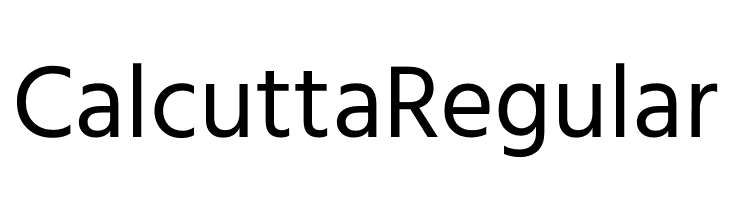 Calcutta Regular  フリーフォントのダウンロード
