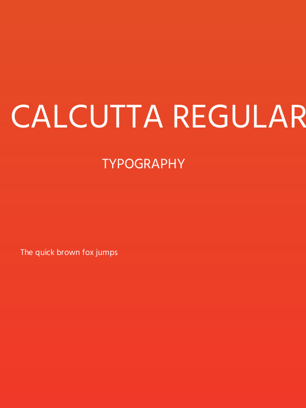 Calcutta Regular Poster