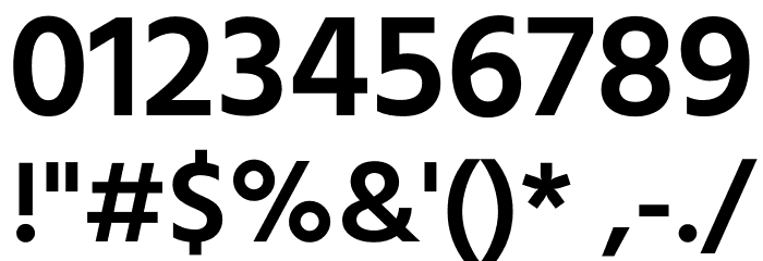 Calcutta SemiBold Regular Font OTHER CHARS