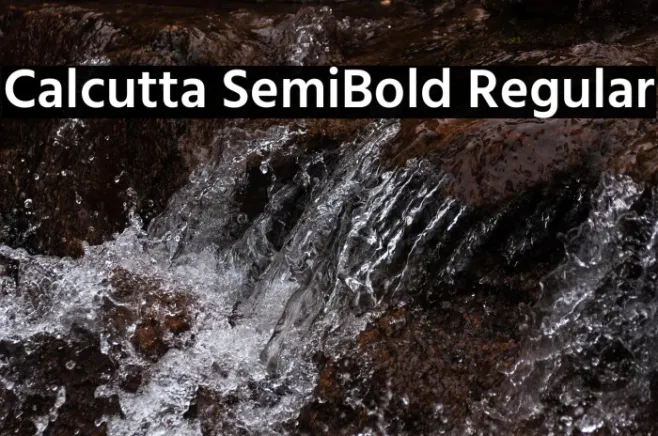 Calcutta SemiBold Regular Example 1
