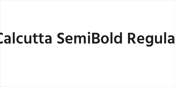Calcutta SemiBold Regular Logo