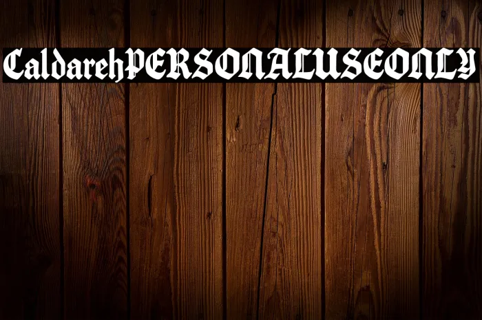 Caldareth PERSONAL USE ONLY! Example 2