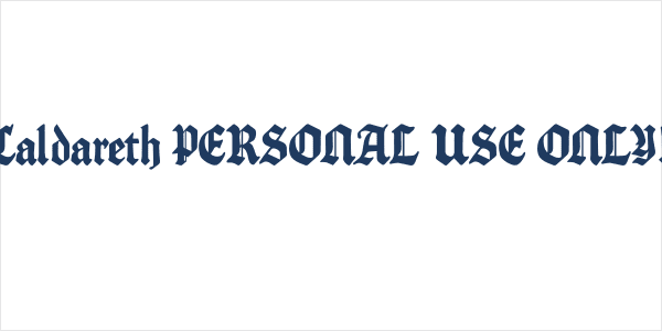 Caldareth PERSONAL USE ONLY! Logo
