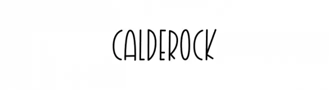 Calderock  Frei Schriftart Herunterladen