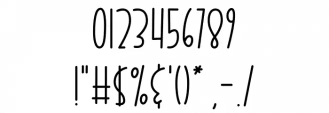 Calderock Font OTHER CHARS