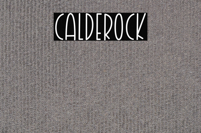 Calderock Example 1