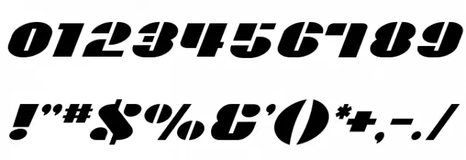 Caldiabold Font OTHER CHARS