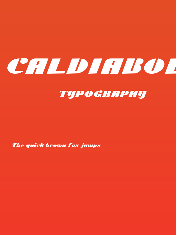 Caldiabold Poster