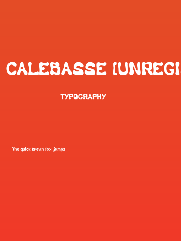 Calebasse [Unregistered] Poster