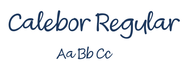 Calebor Regular Font Preview