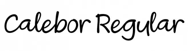 Calebor Regular フォント