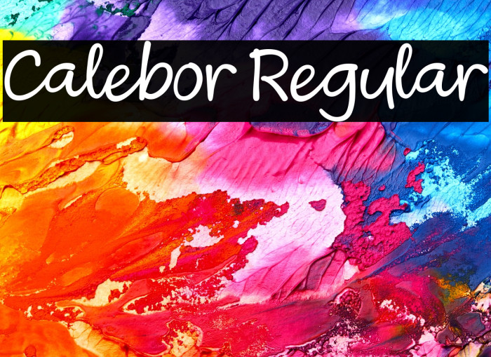 Calebor Regular Example 2