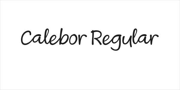 Calebor Regular Logo