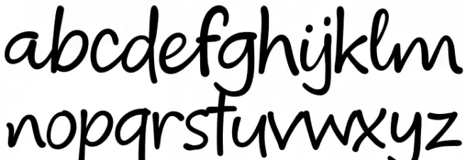 Calebor Regular フォント 小文字