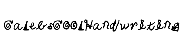 CalebsCoolHandwriting Fuentes