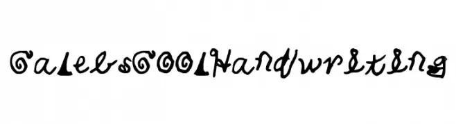 CalebsCoolHandwriting  フリーフォントのダウンロード
