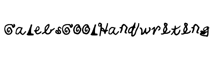 CalebsCoolHandwriting لخطوط تنزيل
