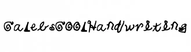 CalebsCoolHandwriting  Frei Schriftart Herunterladen