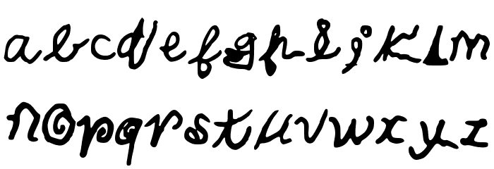 CalebsCoolHandwriting Fuentes MINÚSCULAS