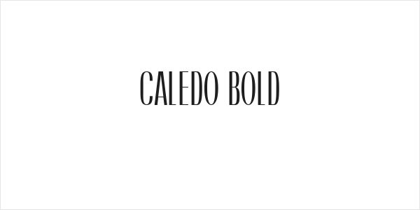 Caledo Bold Logo