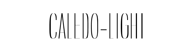 Caledo-Light Font