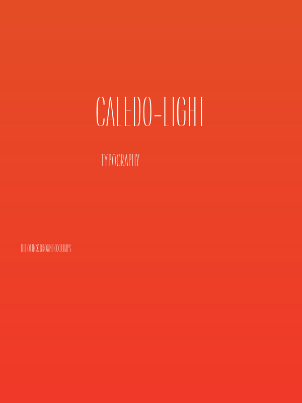 Caledo-Light Poster
