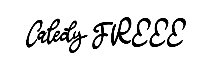 Caledy FREEE  Frei Schriftart Herunterladen
