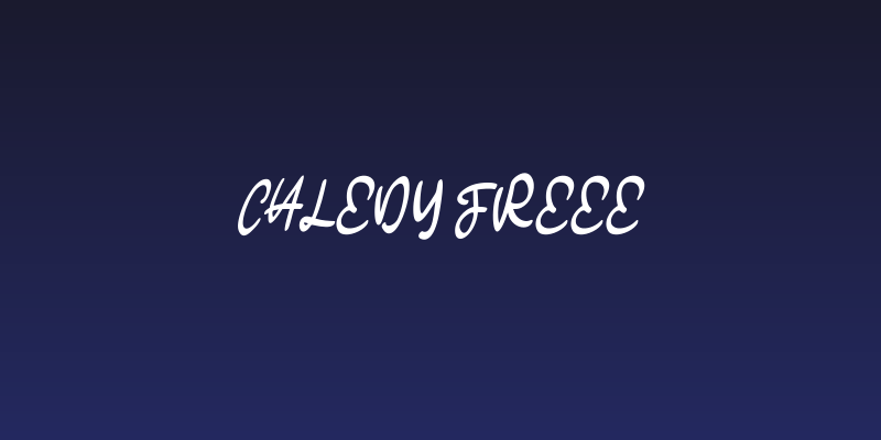 Caledy FREEE Social Header