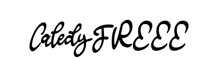 CaledyFREEE  Frei Schriftart Herunterladen
