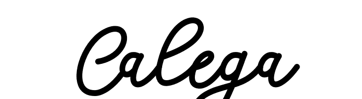 Calega  font caratteri gratis