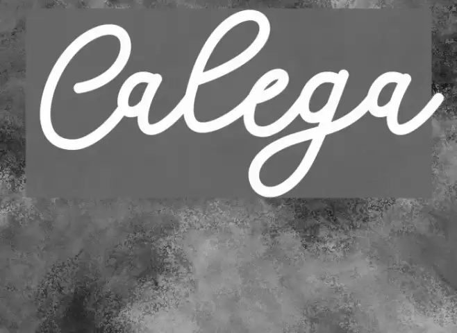 Calega Font examples
