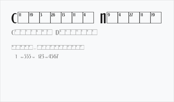 Calendar Normal Business Card