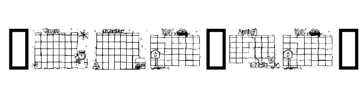Calender  Fuentes Gratis Descargar