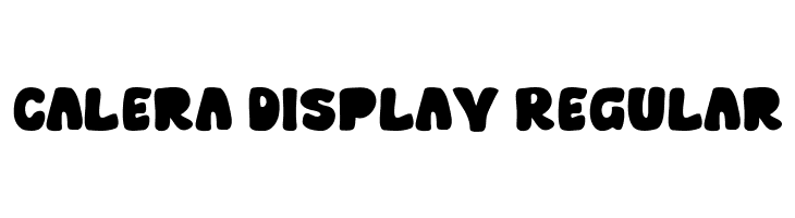 Calera Display Regular  フリーフォントのダウンロード