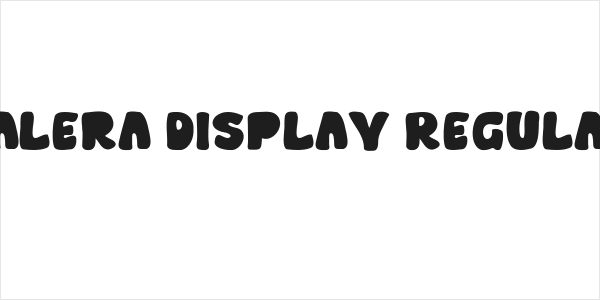 Calera Display Regular Logo